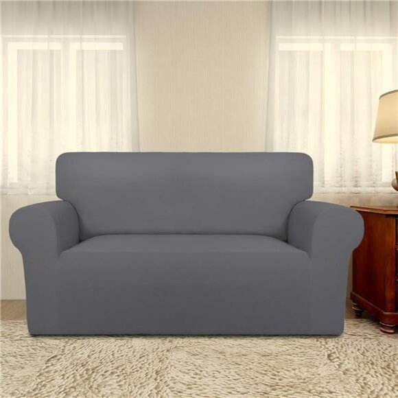 Super Stretch Chair Sofa Slipcover – Spandex Non Slip Soft Couch Sofa Cover - Picture 3 of 7